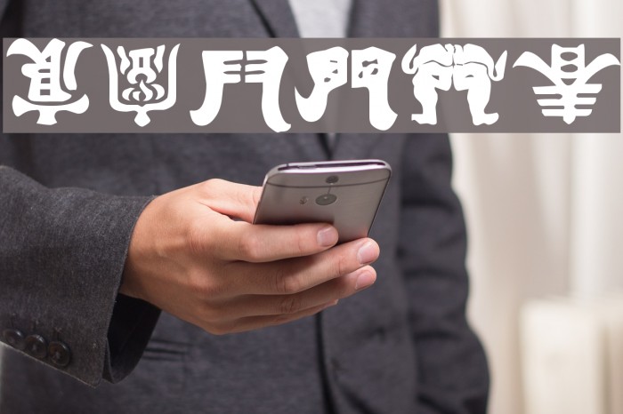 Kemuri Font examples