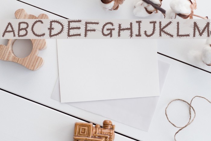 Kemushi_Alp Font examples