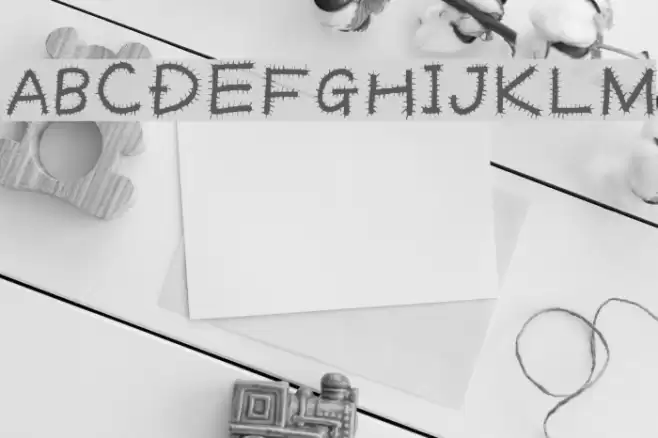 Kemushi_Alp Font examples