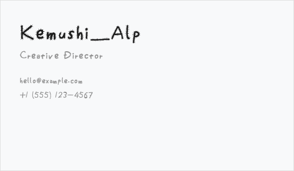 Kemushi_Alp Business Card