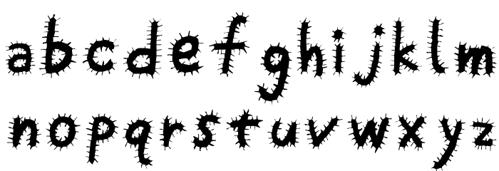 Kemushi フォント 小文字
