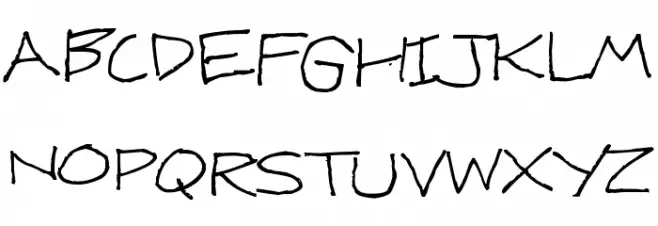 Ken Weigand Schriftart Groß