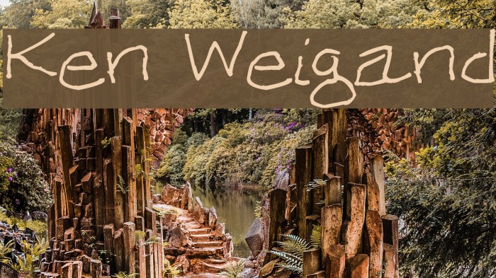 Ken Weigand Font examples