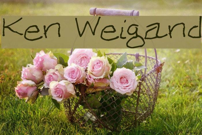 Ken Weigand Font examples