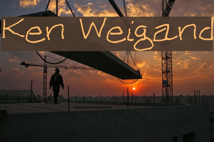 Ken Weigand Font examples