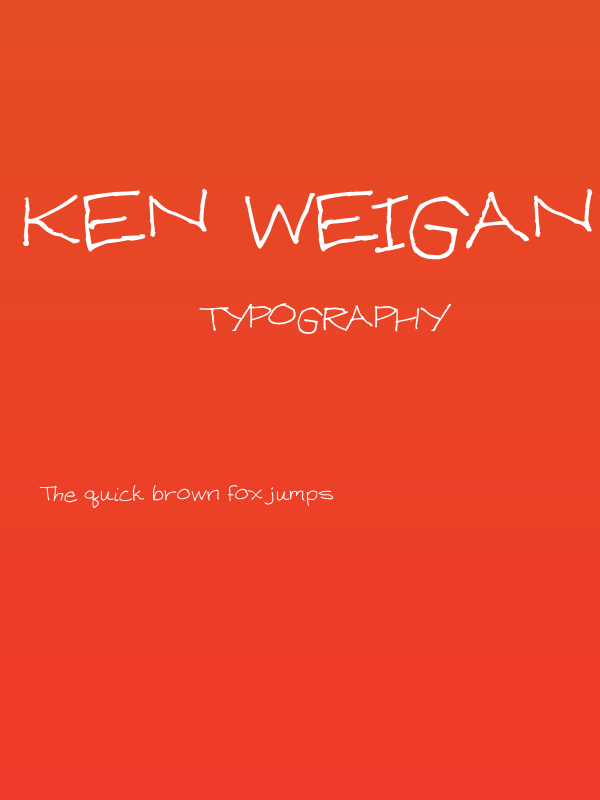 Ken Weigand Poster