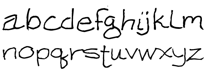 Ken Weigand Font LOWERCASE
