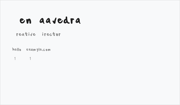 KenSaavedra Business Card