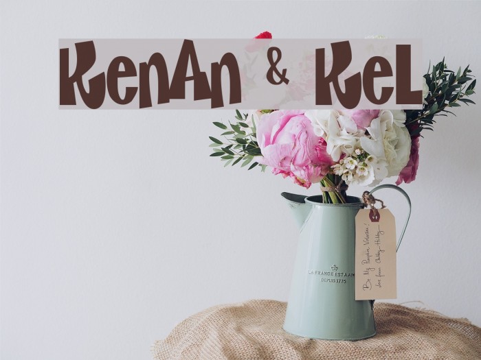 Kenan & Kel Font examples