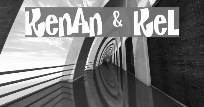 Kenan & Kel Font examples