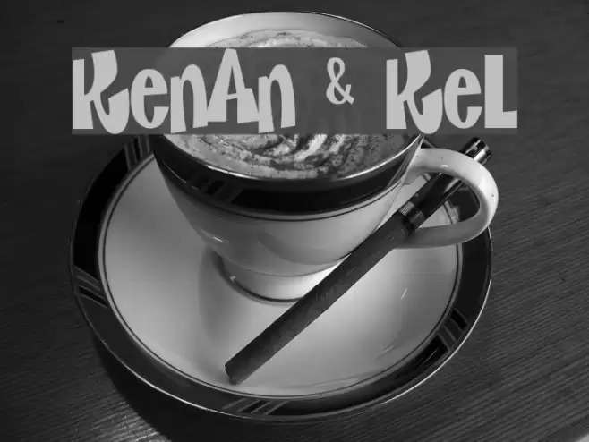 Kenan & Kel Font examples