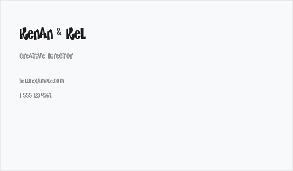 Kenan & Kel Business Card