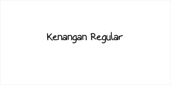 Kenangan Regular Logo