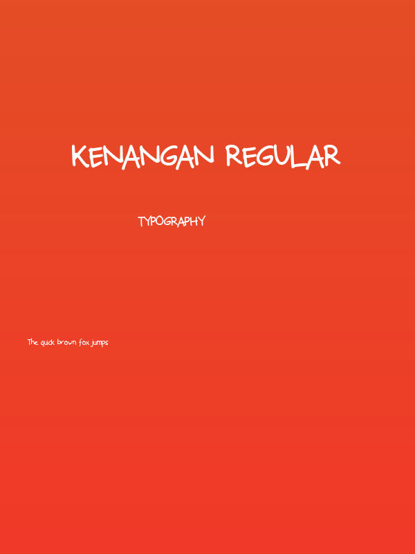 Kenangan Regular Poster
