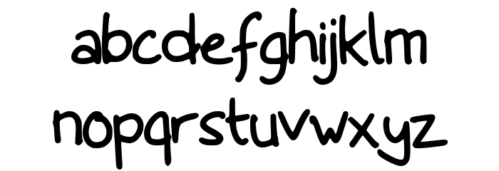 Kenangan Regular Font LOWERCASE