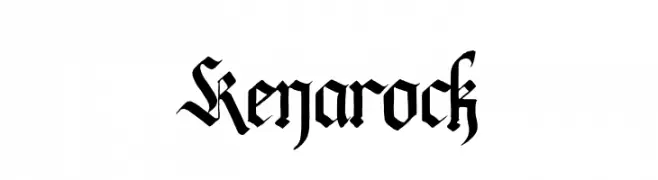 Kenarock  Frei Schriftart Herunterladen