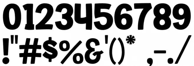 Kenarose-Regular Font OTHER CHARS