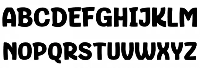Kenarose-Regular Schriftart Groß