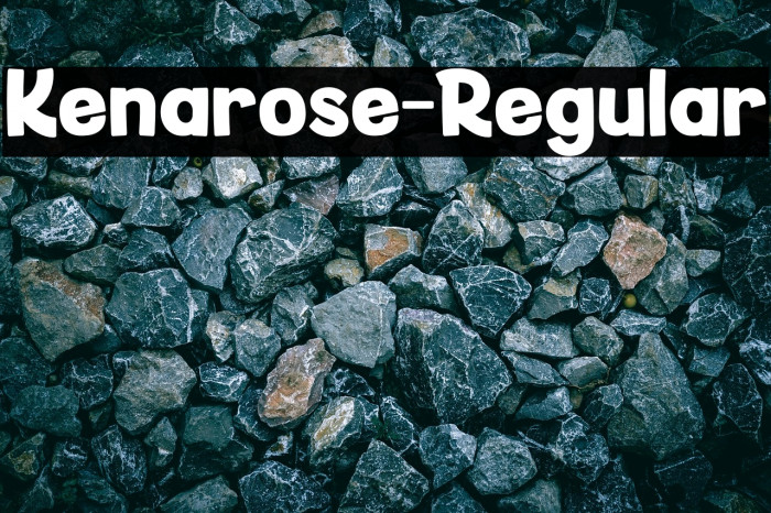 Kenarose-Regular Example 2