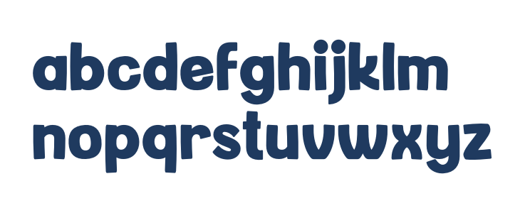 Kenarose-Regular Lowercase