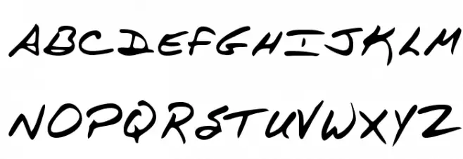 Kendaia Font UPPERCASE