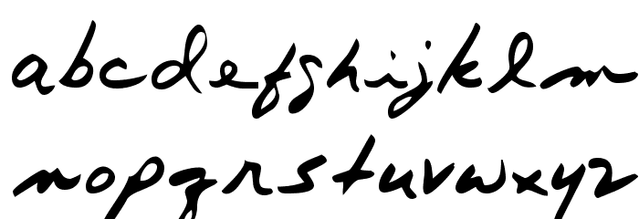 Kendaia Font LOWERCASE