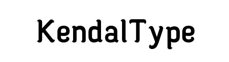 Kendal Type  Frei Schriftart Herunterladen