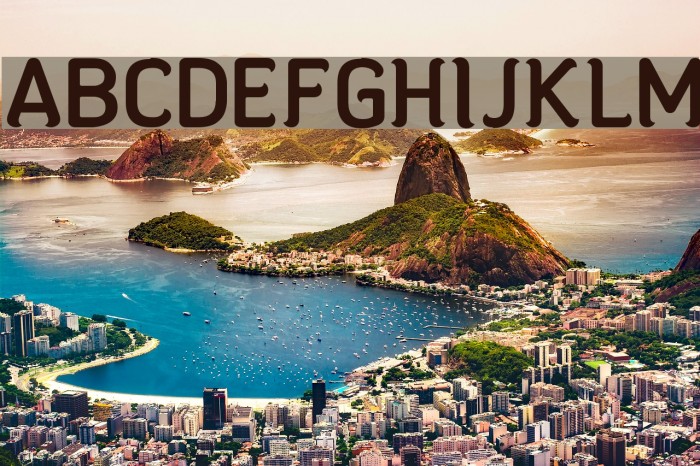 Kendal Type Font examples