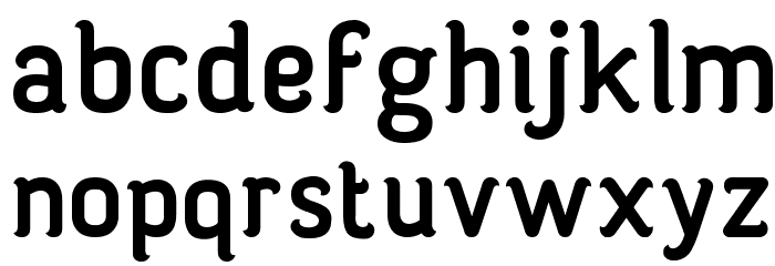 Kendal Type Font LOWERCASE