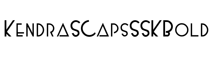 KendraSCapsSSK  Bold  Скачать бесплатные шрифты