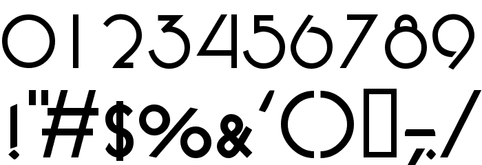 KendraSCapsSSK Bold Font OTHER CHARS