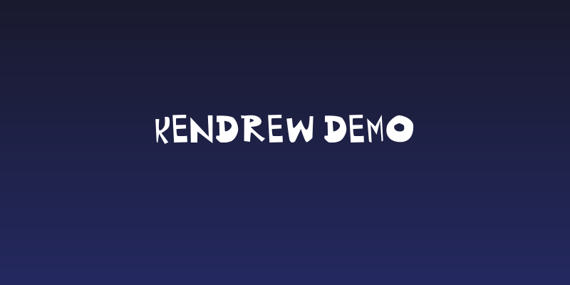 Kendrew Demo Social Header