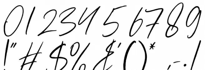 Kendrick Font OTHER CHARS