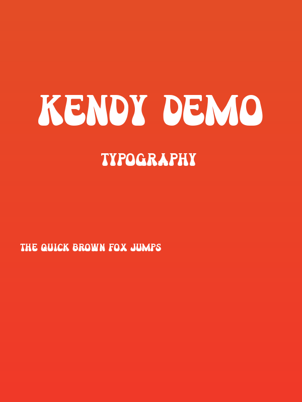 Kendy Demo Poster