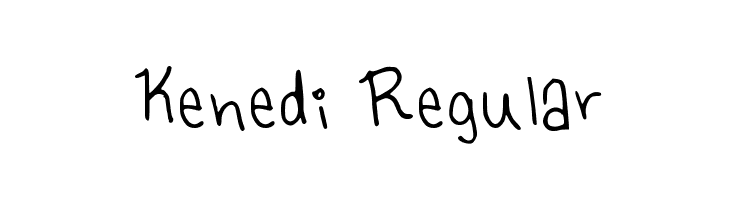 Kenedi Regular  Fuentes Gratis Descargar
