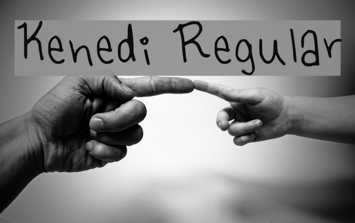 Kenedi Regular Font examples