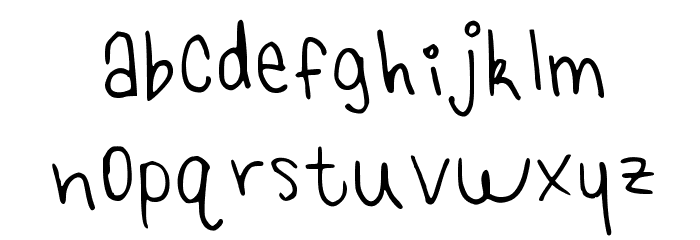 Kenedi Regular Font LOWERCASE