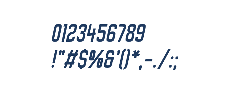 Kenga Kaya Italic Other Characters