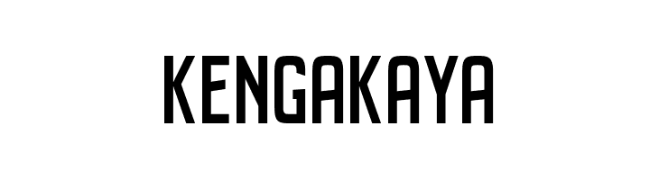 Kenga Kaya  font caratteri gratis