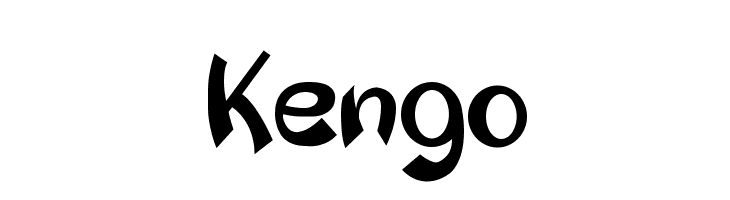 Kengo  font caratteri gratis