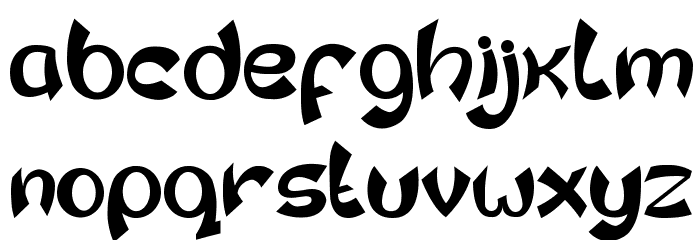 Kengo Font LOWERCASE