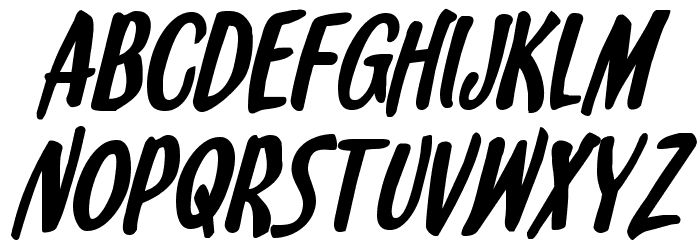 Kennebunkport Bold Italic Font LOWERCASE