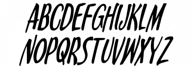Kennebunkport Condensed Italic फ़ॉन्ट लोअरकेस