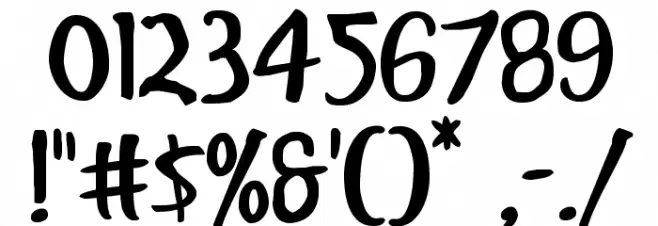 Kennebunkport Expanded Font OTHER CHARS