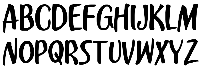 Kennebunkport Expanded Font LOWERCASE