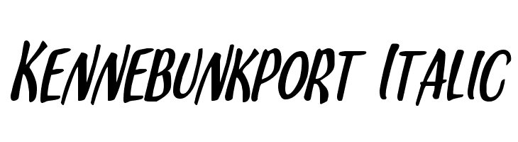 Kennebunkport Italic Font
