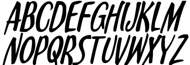 Kennebunkport Italic Caratteri MAIUSCOLE