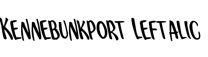 Kennebunkport Leftalic  Frei Schriftart Herunterladen