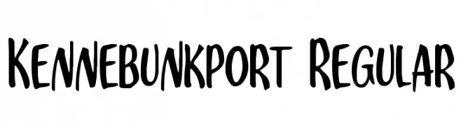 Kennebunkport Regular  Free Fonts Download