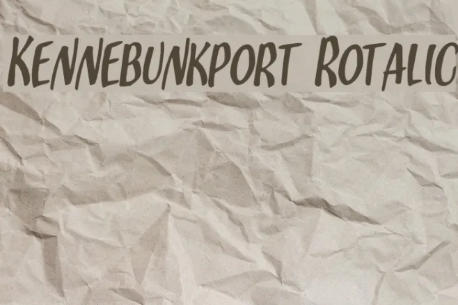 Kennebunkport Rotalic Example 1